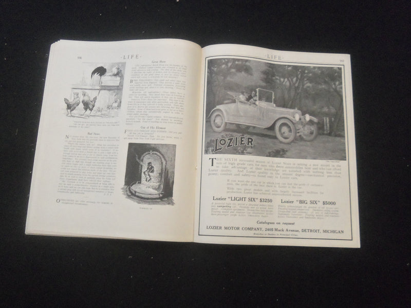 1913 MAY 8 LIFE MAGAZINE - THE INTRUDER - L 757O