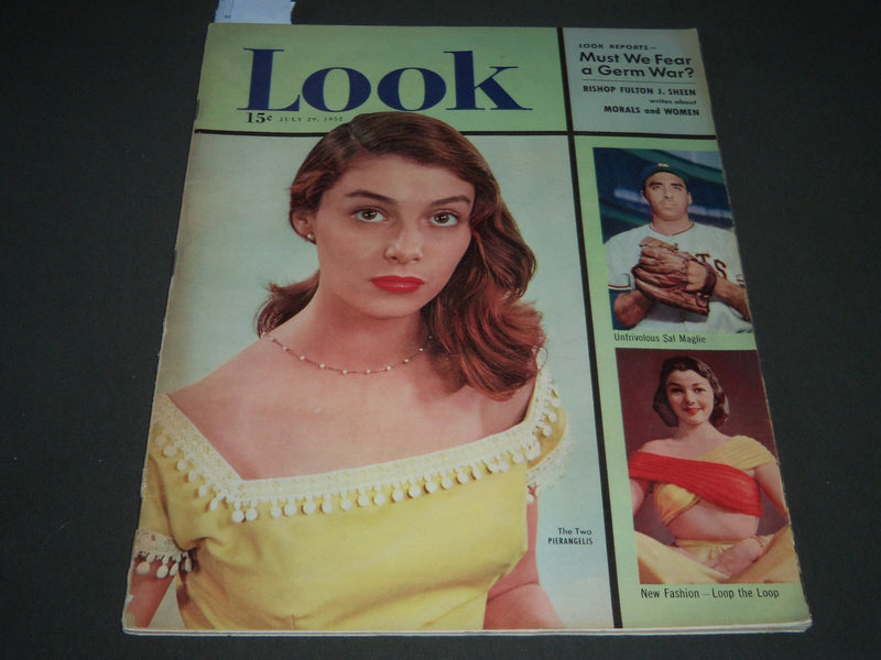 1952 JULY 29 LOOK MAGAZINE - SAL MAGLIE COVER - ST 5091