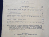1879 APPLETONS' JOURNAL MAGAZINE LOT OF 9 ISSUES - NICE ILLUSTRATIONS - WR 698