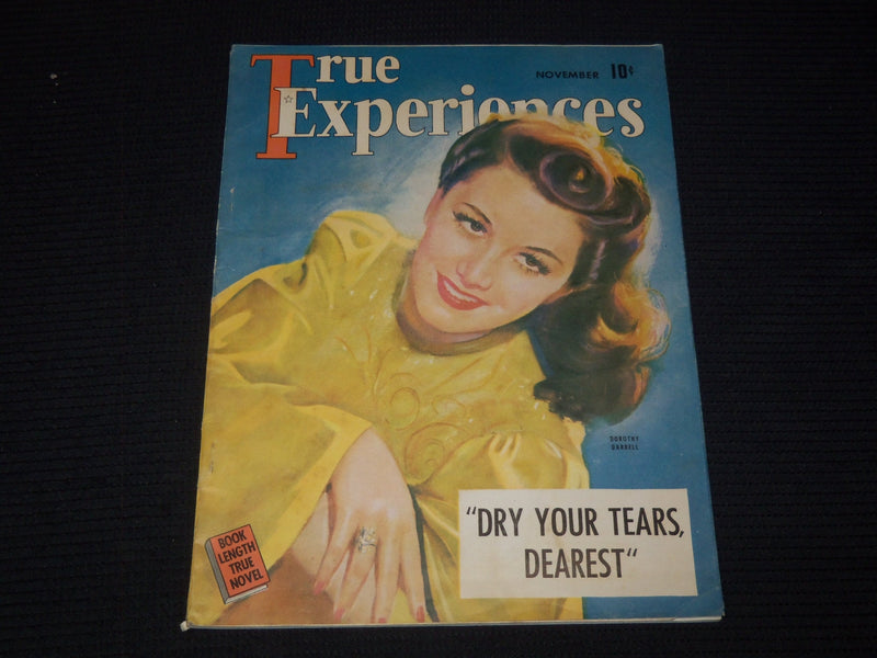 1941 NOVEMBER TRUE EXPERIENCES MAGAZINE - DOROTHY DARRELL COVER - E 12390