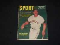 1958 JUNE SPORT MAGAZINE - WILLIE MAYS COVER - SP 8521