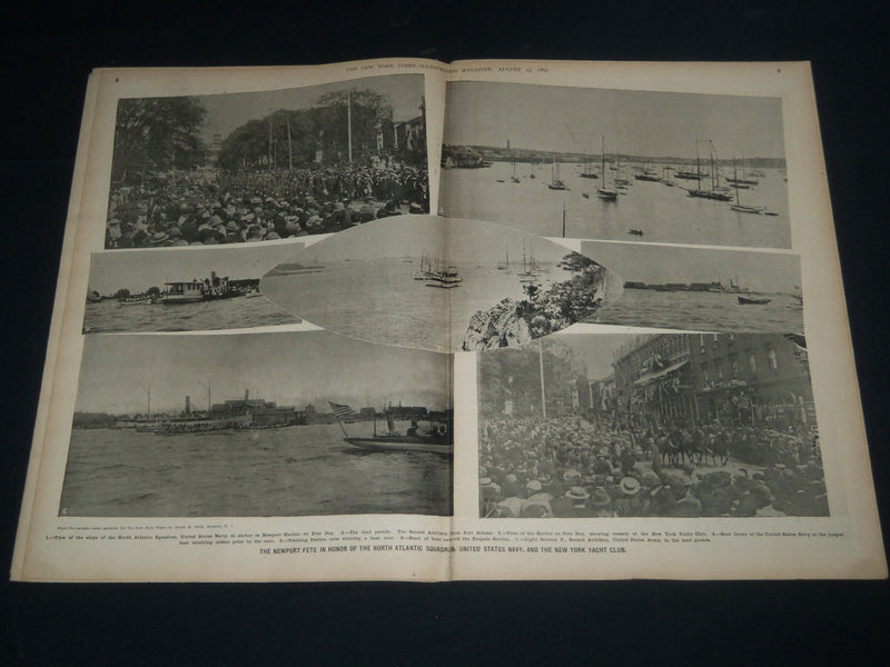 1897 AUGUST 21 NEW YORK TIMES ILLUSTRATED MAGAZINE - CHARLES A.- DANA NP 3869
