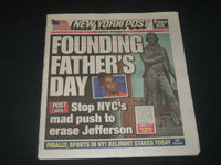 2020 JUNE 20 NEW YORK POST NEWSPAPER - FOUNDING FATHER'S DAY - SPORTS IN NY