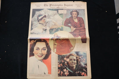 1936 SEP 20 PHILADELPHIA INQUIRER MAGAZINE - KATHARINE HEPBURN COVER - E 26334