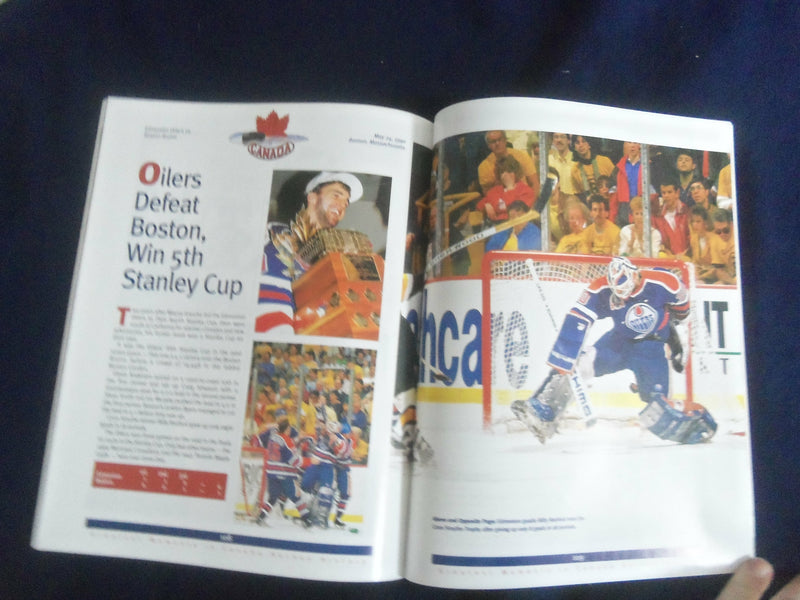 2008 GREATEST MOMENTS IN CANADA HOCKEY HISTORY BOOK - F 254B