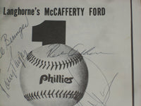 1974 PHILADELPHIA PHILLIES MAGAZINE & PROGRAM-ASHBURN & OZARK AUTOGRAPHS-ST 6818