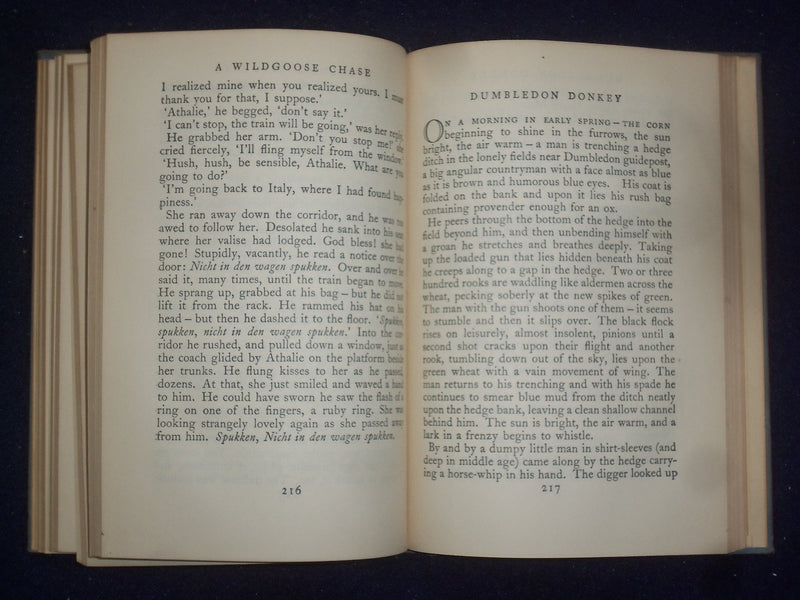 1929 FISHMONGER'S FIDDLE HARDCOVER BOOK BY A. E. COPPARD - KD 9074