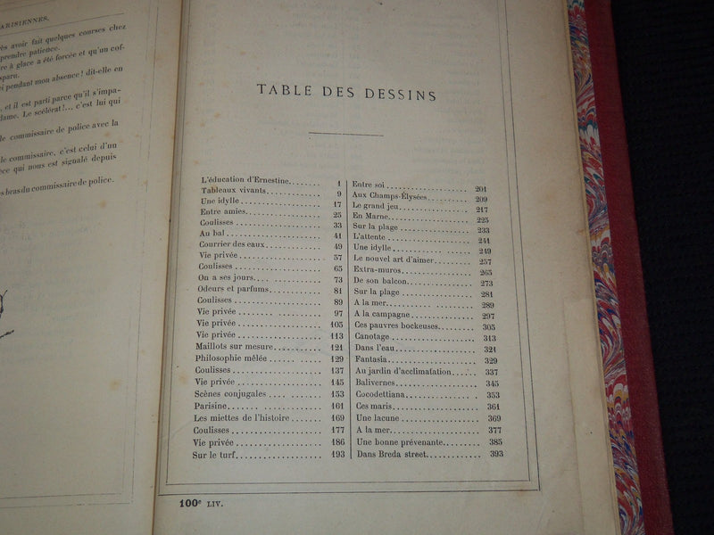 1800'S-1900'S LES PARISIENNES PAR GREVIN & HUART FRENCH VOLUME - KD 879D