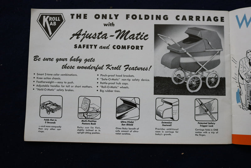 1930'S KROLL BABY FURNITURE CATALOG - K 972