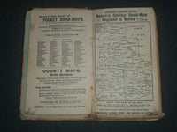 1800'S BACON'S COUNTY OF ESSEX GUIDE WITH LINEN MAP - ENGLAND - J 3974