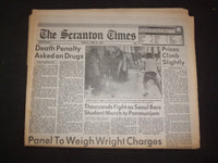 1988 JUNE 10 THE SCRANTON TIMES NEWSPAPER -DEATH PENALTY ASKED ON DRUGS- NP 8328