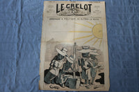 1872 SEPTEMBER 29 LE GRELOT NEWSPAPER - JARDINAGE & POLITIQUE - FRENCH - NP 8602