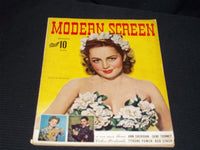1942 SEPTEMBER MODERN SCREEN MAGAZINE - OLIVIA DE HAVILLAND COVER - E 15111