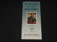 1940'S S. V. E LIBRARY OF KODACHROMES - THE ARTS SECTION - VISUAL EDU. - J 7963