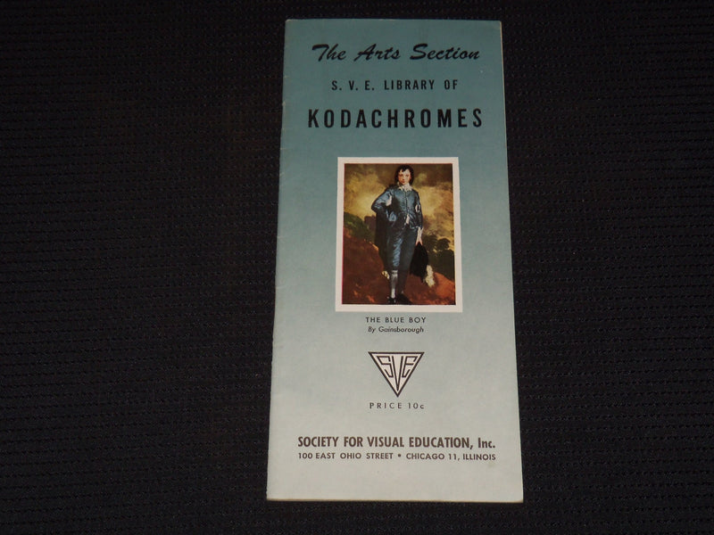 1940'S S. V. E LIBRARY OF KODACHROMES - THE ARTS SECTION - VISUAL EDU. - J 7963