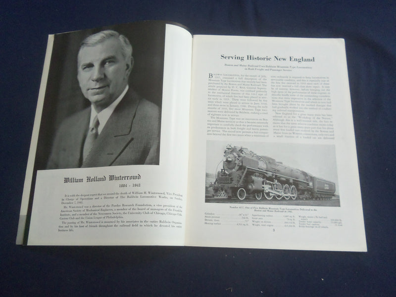1941 NOVEMBER BALDWIN LOCOMOTIVES MAGAZINE - GREAT COVER AND PHOTOS - SP 6482L