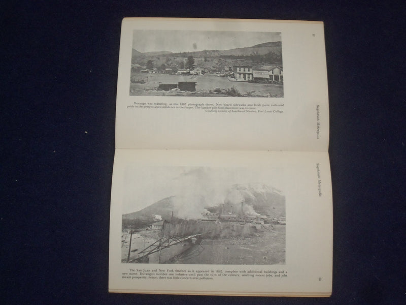 1977 SAGEBRUSH METROPOLIS - DURANGO 1880-1881 SOFTCOVER BOOK - J 9603