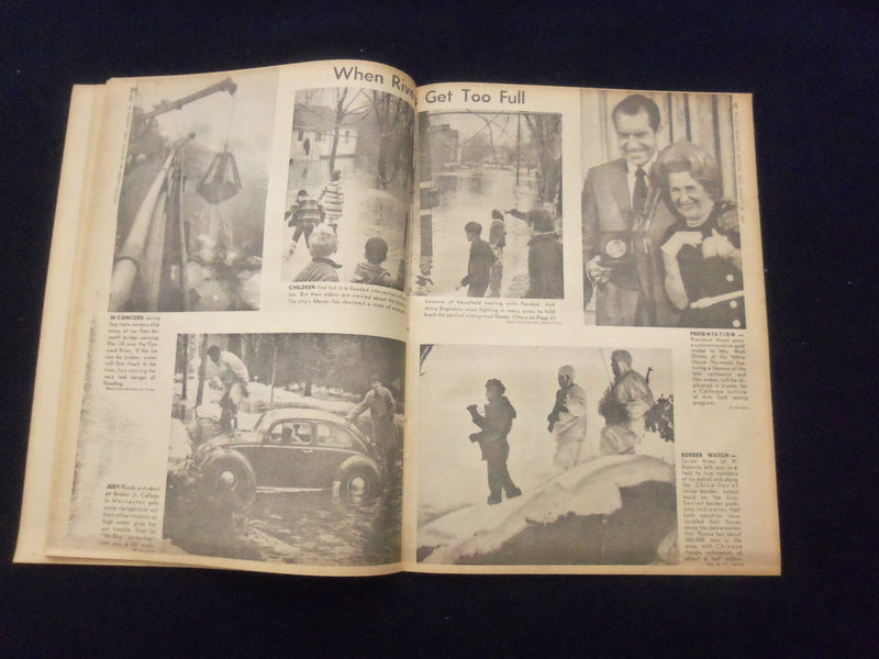 1969 MARCH 26 BOSTON RECORD AMERICAN NEWSPAPER- PUSH SARGENT TAX PROGRAM-NP 6341