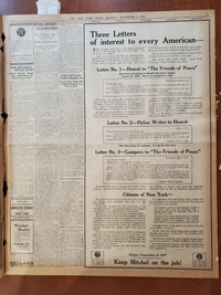 1917 NOVEMBER 5 NEW YORK TIMES - THREE AMERICANS KILLED IN GERMAN RAID - NT 8061