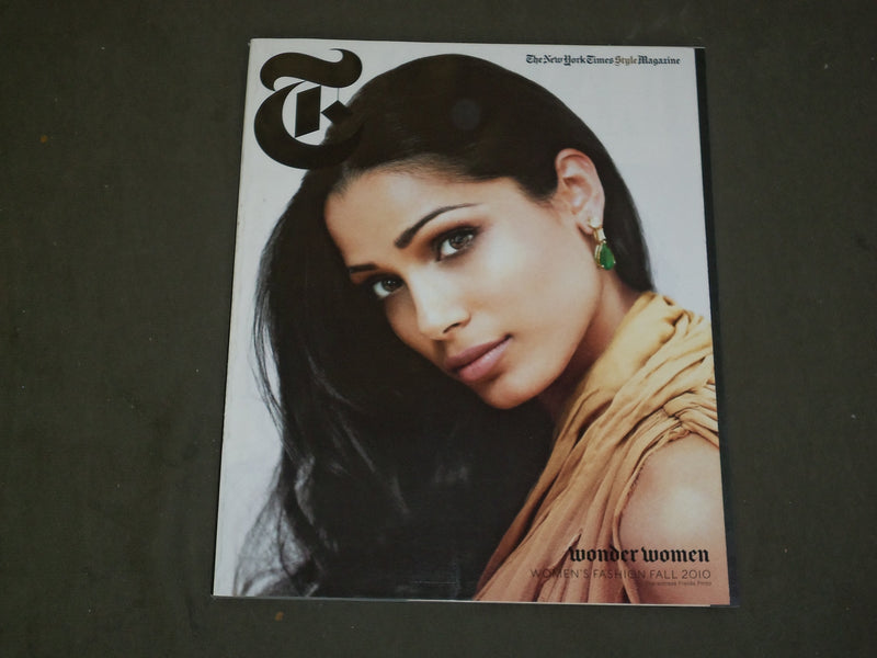 2010 AUGUST 22 THE NEW YORK TIMES STYLE MAGAZINE - FREIDA PINTO COVER - F 657