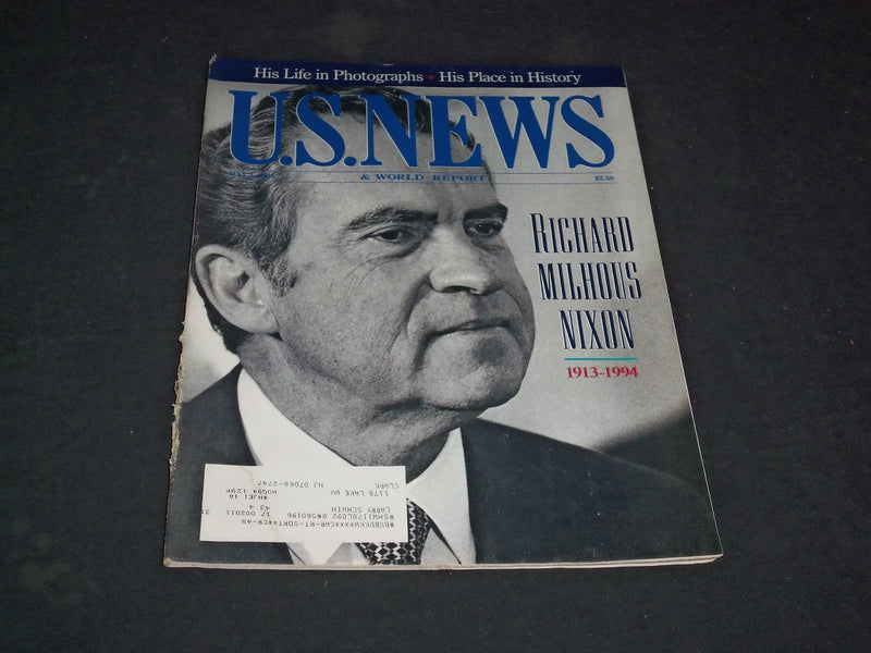 1994 MAY 2 U.S. NEWS & WORLD REPORT MAGAZINE- RICHARD NIXON (1913-1994) -SP 6343