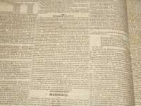 1828-1829 THE ALBION WEEKLY GAZETTE BOUND VOLUME NO. 7 - NEW YORK - R 10J