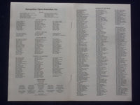 1982 MARCH 28 MARILYN HORNE & LEONTYNE PRICE SIGNED PROGRAM - METROPOLITAN OPERA