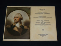 1932 FORTY-FIRST CONTINENTAL CONGRESS PROGRAM - AMERICAN REVOLUTION - J 6944