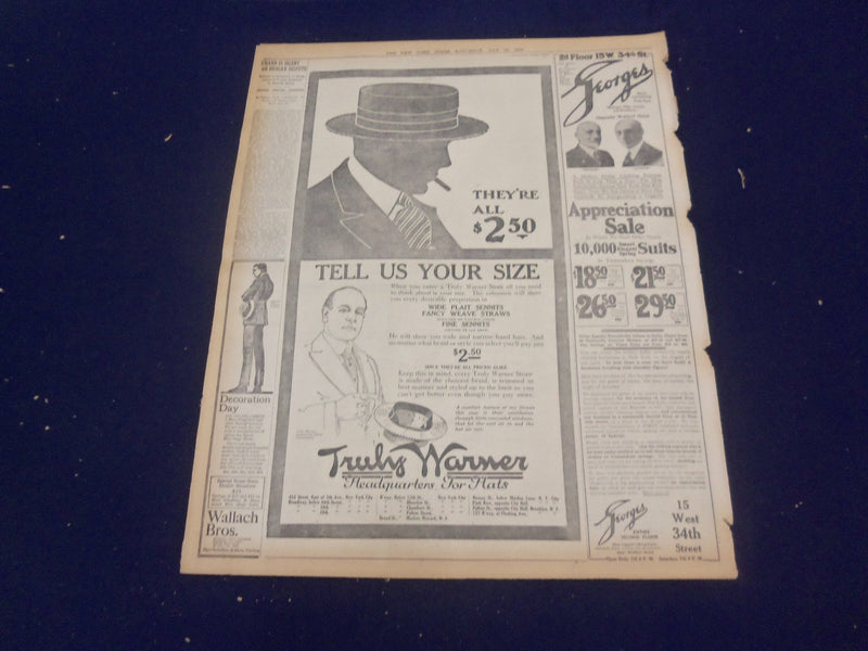 1919 MAY 24 NEW YORK TIMES - ALLIES TELL GERMANY SHE MUST PAY - NT 9259