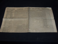 1853 OCT 1 UNITED STATES JOURNAL NEWSPAPER - CHOATE EULOGY ON WEBSTER - NP 3878Q