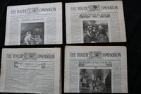 1908-1915 THE YOUTH'S COMPANION MAGAZINE - LOT OF 179 - O 3703