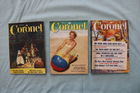 1943-1958 CORONET DIGEST MAGAZINE - LOT OF 9 - O 3942