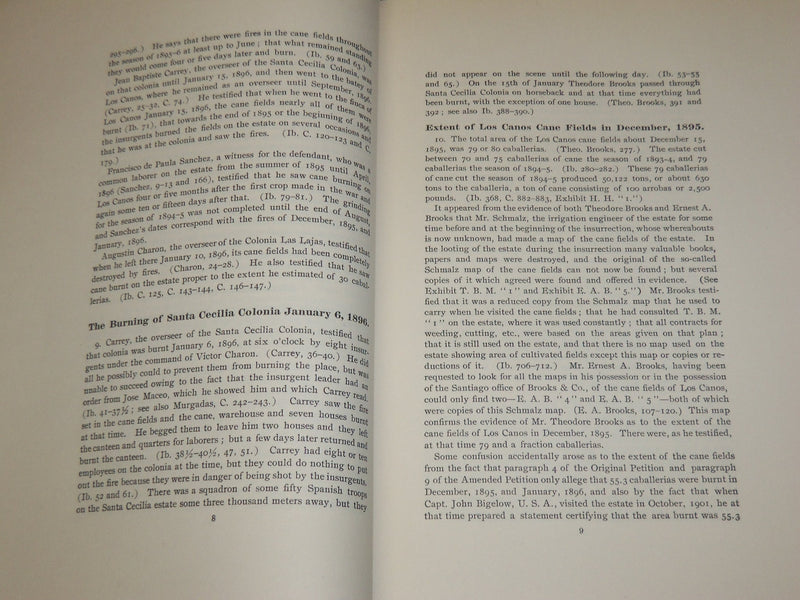 1906 BEFORE THE SPANISH TREATY CLAIMS COMMISSION BRIEF FOR CLAIMANT BOOK- J 9811