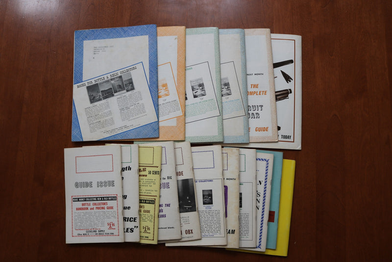 1968-1970 OLD BOTTLE MAGAZINE & ANTIQUE BOTTLES MAGAZINE - LOT OF 17 - O 3933