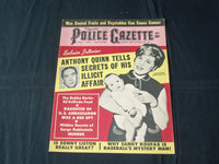 1963 NOVEMBER THE NATIONAL POLICE GAZETTE MAGAZINE - ANTHONY QUINN AFFAIR-B 5722