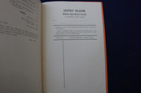 1938 SEP 27-28 HILLSIDE AGRICULTURAL SOCIETY PREMIUM LIST SOFTCOVER BOOK- K 1371