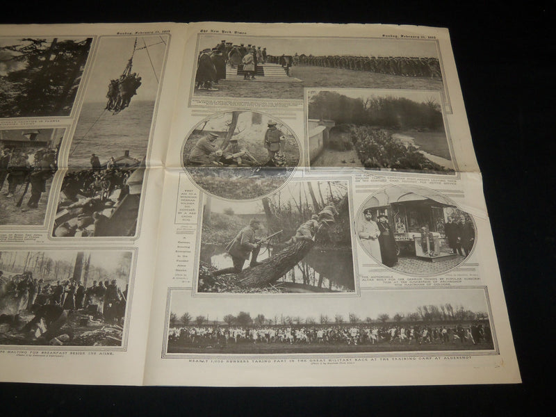 1915 FEB 21 NEW YORK TIMES PICTURE SECTION - WASHINGTON BY TRUMBULL - NP 5467