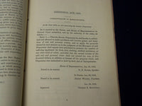 1860 BY-LAWS OF BOSTON DISPENSARY STATEMENT OF OPERATIONS - SOFTCOVER - J 4579