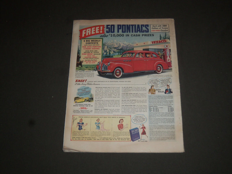 1940 JUNE MCCALL'S MAGAZINE - NICE COVER, STORIES & ADS - SP 6785