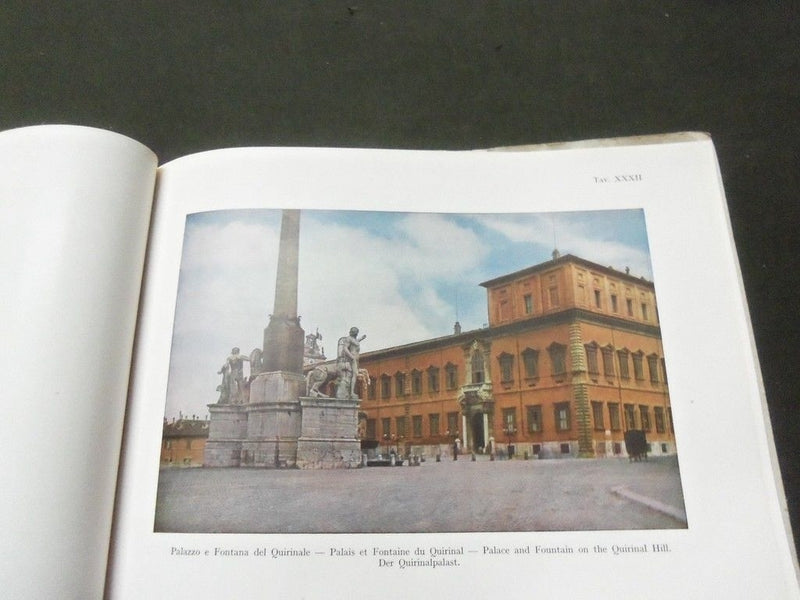 1900S ROMA VIEW BOOK - 100 TAVOLE IN TRICROMIA - IN 4 LANGUAGES - J 5206