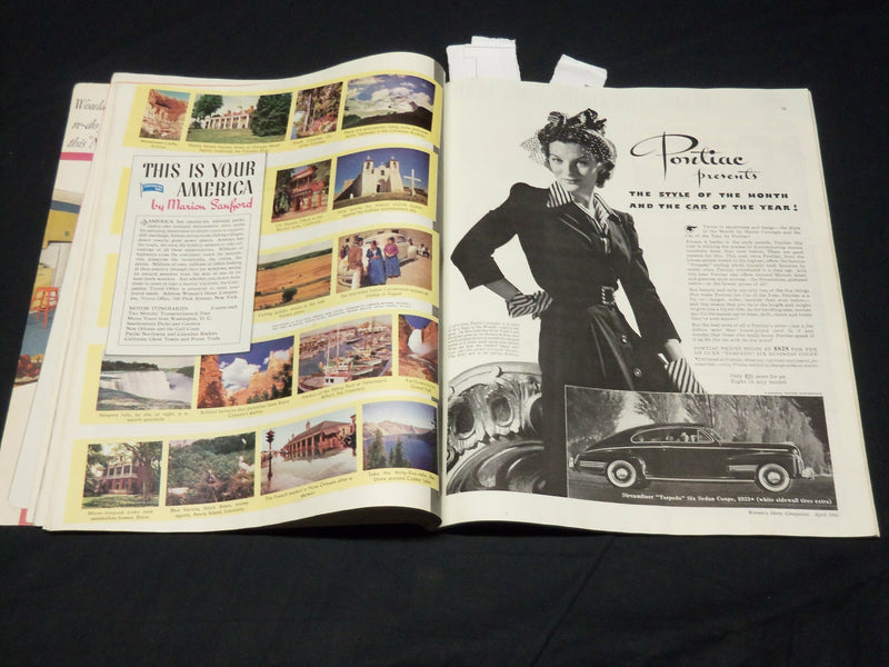 1941 APRIL WOMAN'S HOME COMPANION MAGAZINE - GREAT COVER & ADS - ST 4878M