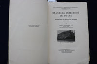 1934 BRUCELLA INFECTION IN SWINE SOFTCOVER BOOK BY AXEL THOMSEN -SIGNED - K 1462