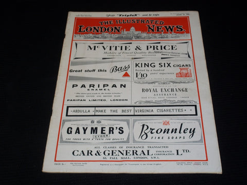 1955 JUNE 18 ILLUSTRATED LONDON NEWS MAGAZINE NICE COVERS & ADS - E 4241