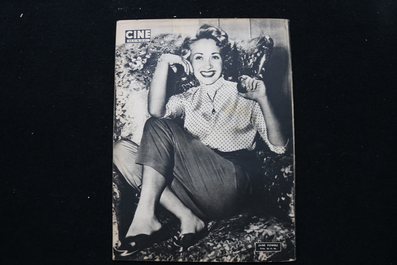 1954 MARCH 13 CINE MUNDO MAGAZINE - GREER GARSON COVER - E 25346