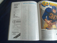 1985 SEP 7 COLLEGE FOOTBALL GAME PROGRAM -NAVY VS UNIV NORTH CAROLINA - ST 6044T