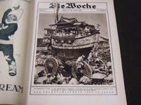 1927 JANUARY 22 DIE WOCHE GERMAN MAGAZINE - NICE ILLUSTRATED COVER - ST 4313