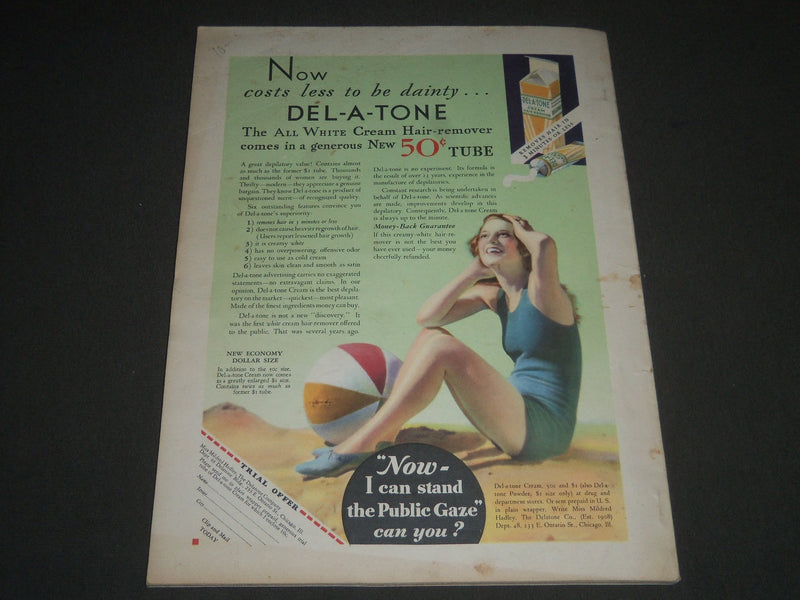 1931 AUGUST TRUE ROMANCES MAGAZINE - MARY BRIAN & JACK OAKIE COVER - ST 5332