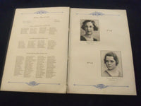 1933 BLUE & WHITE CROSBY HIGH SCHOOL YEARBOOK - WATERBURY, CONNECTICUT - YB 2675