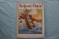 1917 NOV 10 THE LITERARY DIGEST MAGAZINE - BRINGING DOWN RAIDER COVER - E 26608