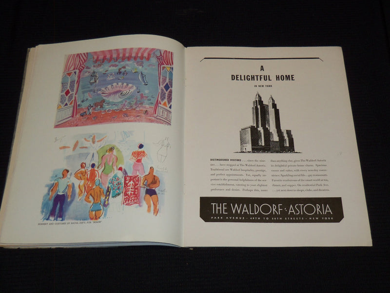 1934 BALLETS RUSSES DE MONTE CARLO PROGRAM - GREAT PHOTOS - J 7275
